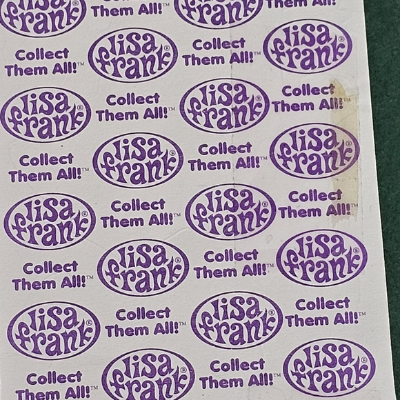 Lisa Frank Friends Forever Sticker Strip - 24 Stickers - Picture 5 of 12